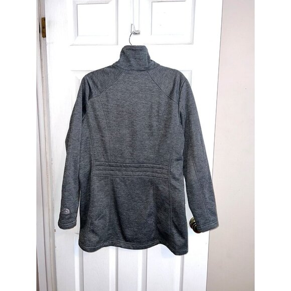 THE NORTH FACE Silken Fleece Lined Jacket Full Zipper Size XL Women's Gray - Picture 9 of 16